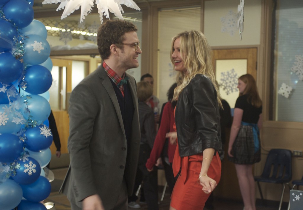 Justin Timberlake and Cameron Diaz in Columbia Pictues' comedy "Bad Teacher."