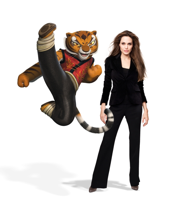Angelina Jolie is the voice of Tigress