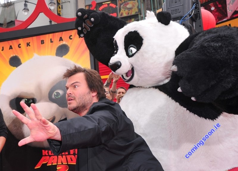 Jack Black at the premiere of Kung Fu Panda 2