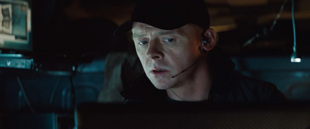 Simon Pegg in Mission Impossible Ghost Protocol