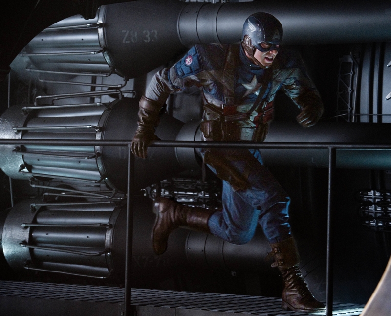 Action shot from Captain America the First Avenger