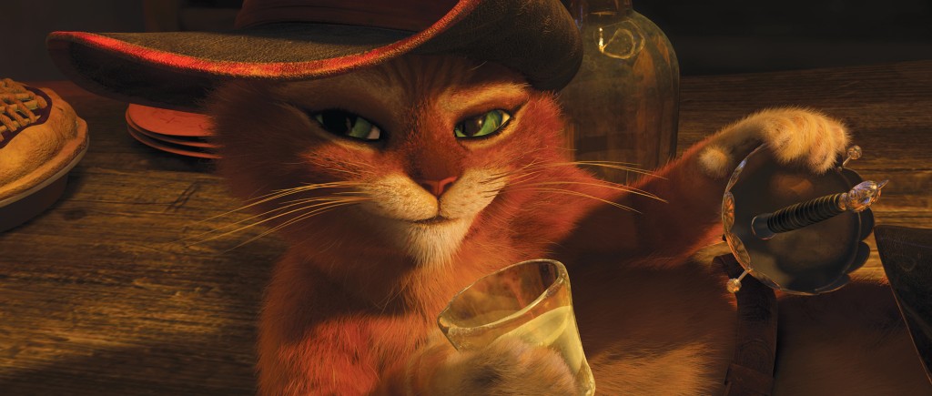 The swashbuckling hero Puss In Boots (Antonio Banderas) stars in his own movie, DreamWorks Animation's PUSS IN BOOTS, to be released by Paramount Pictures.