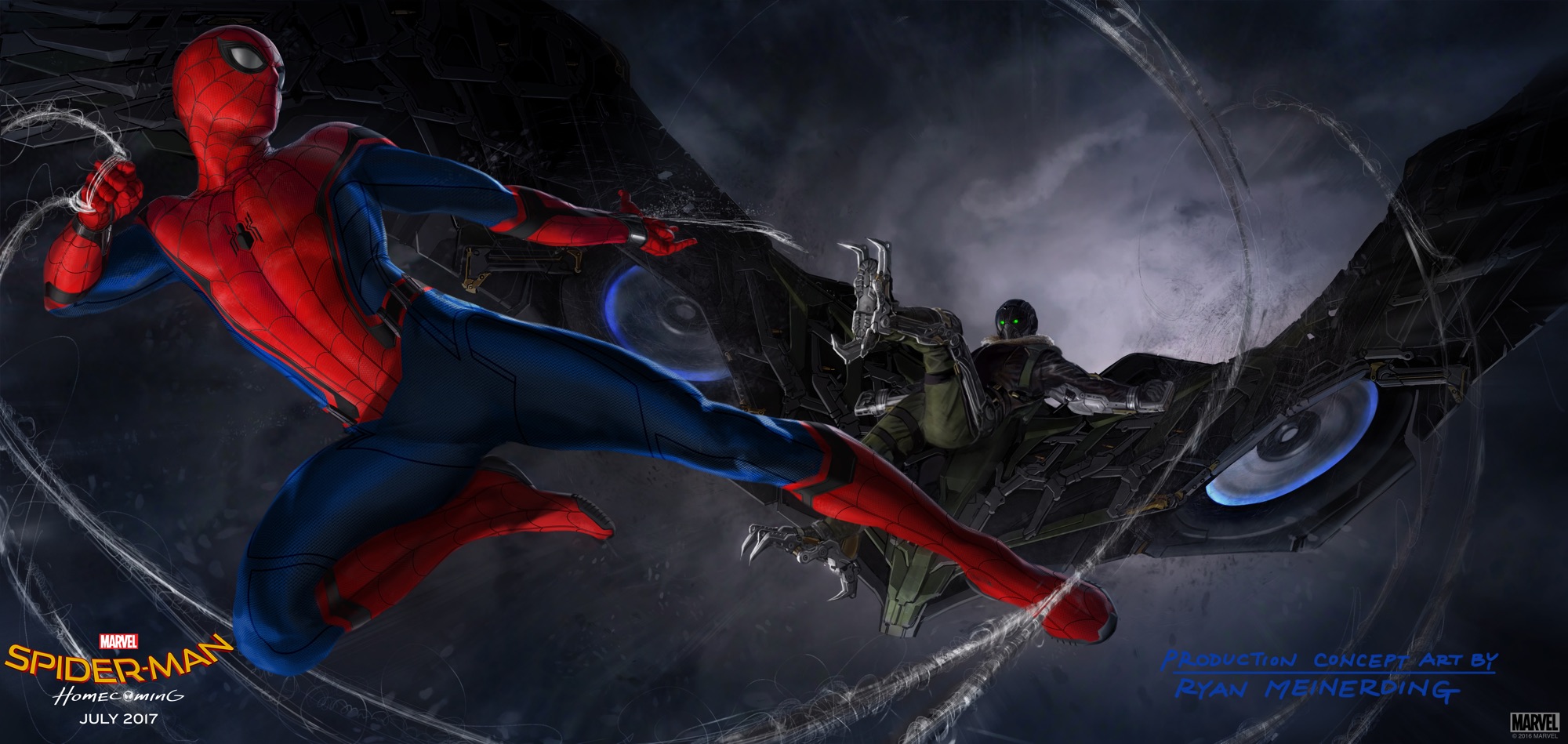 Spider-Man Homecoming concept art by Ryan Meinderding