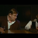 Sergeant Gerry Boyle (Brendan Gleeson) and FBI agent Wendell Everett (Don Cheadle) in THE GUARD