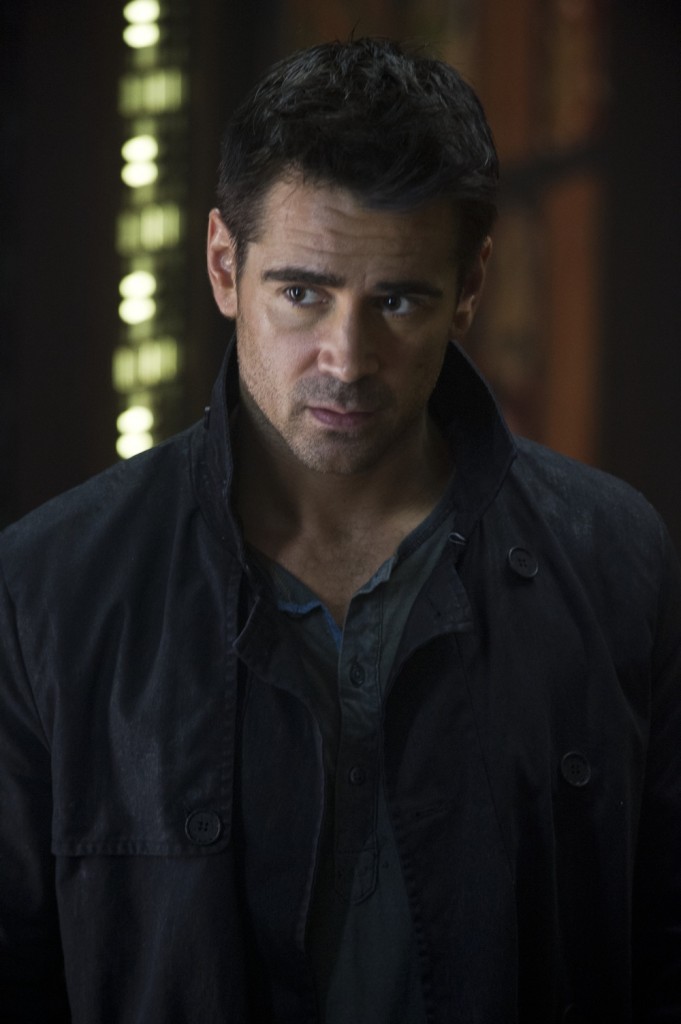 Colin Farrell stars in Columbia Pictures' action thriller TOTAL RECALL.